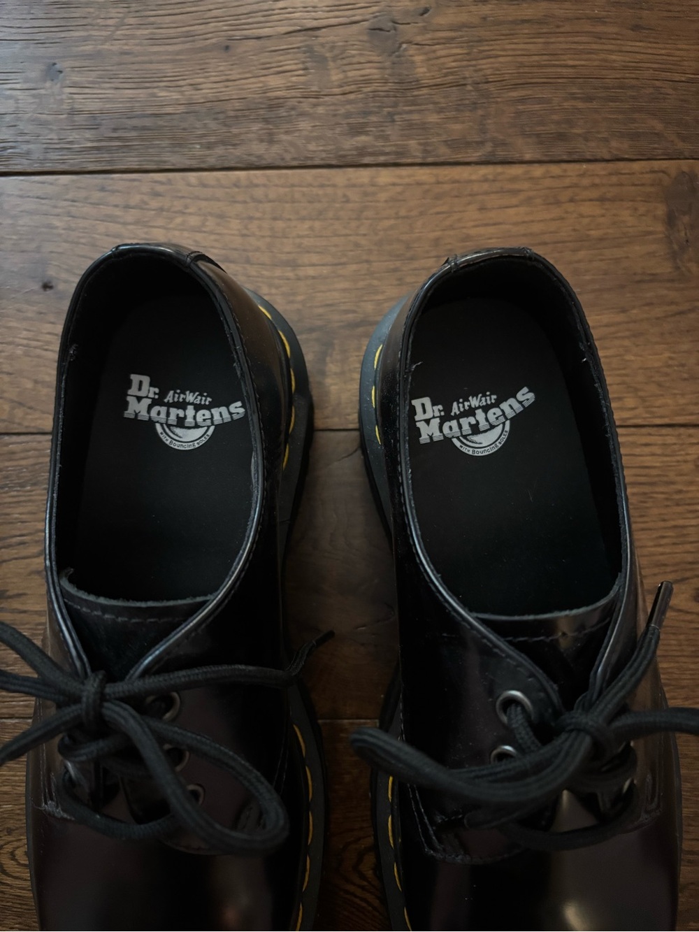 Doc Marten 1461 smooth leather platform shoes - Picture 3 of 5